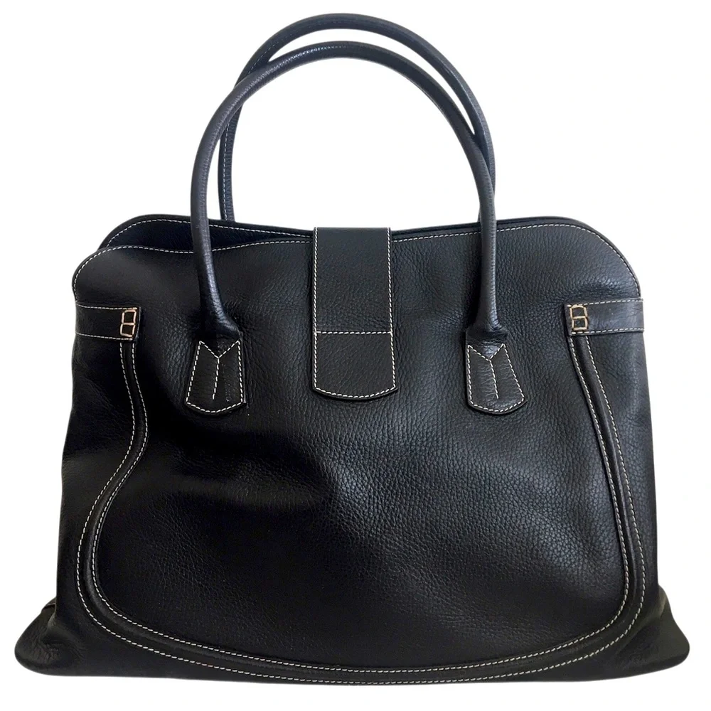 Tod’s Leather Weekender Shoulder Bag Large - Picture 2 of 10